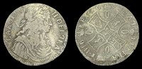 Scotland, Charles II, First coinage, Merk, 1670, leaved thistle below bust, pellet after dei and date, 6.16g/3h...