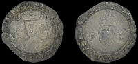 Ireland, Philip and Mary, Groat, 1558, mm. rose on rev. only, 2.77g/6h (S 6501D; DF 238). Small flan crack,...