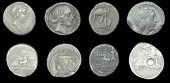 Roman Republican Coinage, Cn. Cornelius Lentulus Marcellinus, Denarius, 76-75, diademed head of Genius right,...