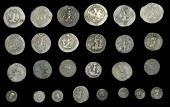 Ancient Coins – Lots, Sasanian, Indo-Scythian and other eastern Greek coins (26), mostly silver [26]. Varied...