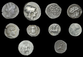 Ancient Coins – Lots, Tetradrachms (5), Staters (5) [10]. Varied state	 £200-£300