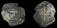 Scotland, James III, Light issue, Penny, Edinburgh, mm. cross pattée, rev. three pellets in first and fourth...