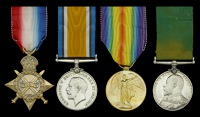 Four: Stoker W. G. Pockett, Royal Naval Reserve

1914-15 Star (U.910, W. G. Pockett, Sto., R.N.R.); British War...