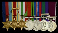 Seven: Sergeant J. S. Peacock, 12th Lancers

1939-45 Star; Africa Star, 1 clasp, 8th Army; Italy Star; Defence and...