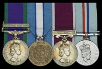 Four: Warrant Officer Class II K. Hanson, 13th/18th Royal Hussars

General Service 1962-2007, 1 clasp, Northern...