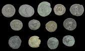 Roman Imperial Coinage, Carausius, Aurelianus or ‘radiate’, London, rev. Pax standing left, holding branch and...