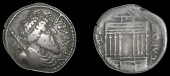 Greek Coinages, KINGS OF NUMIDIA, Juba I (c. 60-46), Denarius, draped bust right, sceptre over shoulder, rev....