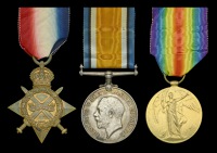 Three: Private H. J. Barnett, 2nd Battalion, Royal Berkshire Regiment, killed in action on the first day of the...