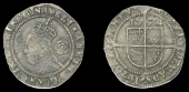 Elizabeth I (1558-1603), Fourth issue, Threepence, 1574, mm. eglantine, bust 4D, reads elizabeth d g ang fr et hi...