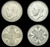 George V (1910-1936), Florins (2), 1926, 1936 (ESC 3778, 3796; S 4022A, 4038) [2]. Good extremely fine and better	...