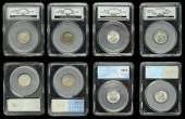 Victoria (1837-1901), Sixpences (4), 1884, 1886, 1889, 1899 (ESC 3257, 3260, 3279, 3292; S 3912, 3929, 3941) [4]....
