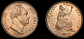 William IV (1830-1837), Farthing, 1834, rev. B (Cooke 240; BMC 1471; S 3848). Light bagmarks, otherwise brilliant...