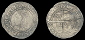 Elizabeth I (1558-1603), Second issue, Halfgroat, mm. martlet, bust 1G, beaded inner circles, large shield, reads...