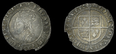 Elizabeth I (1558-1603), Third issue, Halfgroat, mm. portcullis, bust 4D, reads elizabeth d g ang fr et hi regina,...