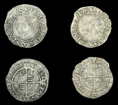 Elizabeth I (1558-1603), Third issue, Threehalfpence (2), 1562/1, mm. pheon, bust 3G, small flan, small inner...