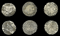 Elizabeth I (1558-1603), Fourth issue, Threehalfpence (3), all 1575, mm. eglantine, bust 3G, reads e d g rosa sine...