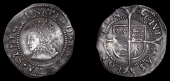 Elizabeth I (1558-1603), Second issue, Penny, mm. cross-crosslet, bust 1H, beaded inner circles, large shield, reads...