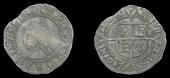 Elizabeth I (1558-1603), Second issue, Penny, mm. martlet, bust 1H, beaded inner circles, large shield, reads e d g...