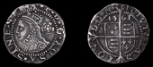 Elizabeth I (1558-1603), Third issue, Threefarthings, 1561, mm. pheon, bust 3I, reads e d g rosa sine spina,...