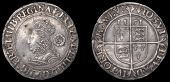 Elizabeth I (1558-1603), Third issue, Sixpence, 1561, mm. pheon, bust 3D, large flan, plain rose, medium shield,...