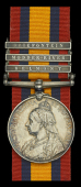 Queen’s South Africa 1899-1902, 3 clasps, Belmont, Modder River, Paardeberg (3580 Pte. T. Hooton, Gren: Gds:) good...