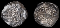 Stephen (1135-1154), Penny, Cross Moline type [BMC I], Gloucester, Wibert, pibert [—] gol, 1.08g/11h (Allen, BNJ...