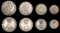 George III (1760-1820), Pre-1816 issues, Maundy set, 1800 (ESC 2239; S 3764) [4]. Extremely fine	 £240-£300