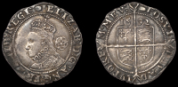 Elizabeth I (1558-1603), Sixth issue, Sixpence, 1592, mm. tun, bust 6C, reads elizab d g ang fr et hib regi,...