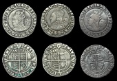 Elizabeth I (1558-1603), Fourth issue, Sixpences (3), all 1573, mm. ermine, bust 4B (2), read elizabeth d g ang fr...