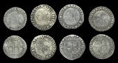 Elizabeth I (1558-1603), Fourth issue, Sixpences (4), all 1573, mm. acorn (over ermine on obv.), 2.14g/8h (BCW...