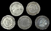 Elizabeth I (1558-1603), Fourth issue, Sixpences (6), 1573 (3), all mm. eglantine (over acorn on rev.), 2.83g/3h,...