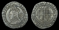 Elizabeth I (1558-1603), Fifth issue, Sixpence, 1580, mm. Latin cross, bust 5A, reads elizabeth d g ang fr et hi...