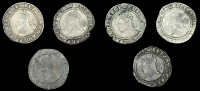 Elizabeth I (1558-1603), Sixth issue, Sixpences (6), all mm. crescent, 1589/9 or 7[?] (2), both bust 5A, 2.97g/3h,...