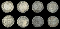 Elizabeth I (1558-1603), Sixth issue, Sixpences (4), 1590/89, mm. hand (over crescent on rev.), 2.66g/2h (BCW...