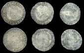 Elizabeth I (1558-1603), Sixth issue, Sixpences (3), all 1595, mm. woolpack, bust 6C, read elizab d g ang fr et hib...