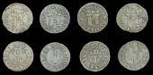 Ireland, Co TIPPERARY, Thurles, Thomas Fitz Gerald, Pennies, 1657 (4), 1.11g/6h, 1.03g/6h, 0.91g/6h (all N 6344; BW....
