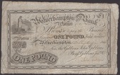 Wolverhampton Old Bank, for Thos Gibbons, John Gibbons, Benjn Gibbons Junr & Co., £1, 10 May 1815, serial number...