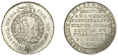 Gloucestershire, Bristol, ‘Morgan’s’ imitation Shilling, arms and crest within Garter, bristol medal, etc,...