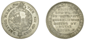 Gloucestershire, Bristol, ‘Morgan’s’ imitation Shilling, arms and crest within Garter, bristol medal, etc,...