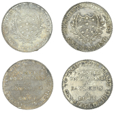Gloucestershire, Gloucester, Thomas Saunders and Richard Butt, Shillings, 1811 (2), reads october 20th, 3.93g/12h (D...