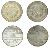 Gloucestershire, Gloucester, James Whalley, Shillings (2), 4.17g/6h (D 10), 3.88g/6h (D 11) [2]. Extremely fine,...