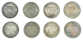 Hampshire, Andover, William and Joseph Wakeford, Shillings, 1811 (4), 6 acorns, 3.71g/12h (D 11), 7 acorns (2),...