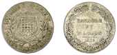 Hampshire, Romsey, ‘Morgan’s’ mule Shilling, arms, rev. payable by w. adams, etc, in wreath, edge grained,...