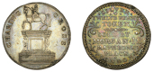 London, ‘Charing Cross’, ‘Morgan’s’ Shilling, equestrian statue of Charles I, no lamps on railings, rev....