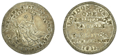 London, Bucklersbury, Samuel Lloyd, Shilling, 1811, robed female holding caduceus, ships in background, rev. legend...