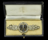 A German Second War Luftwaffe Flight Bar in Silver for Bombers.
A very nice example of the silver grade of the...