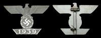 A German Second War Iron Cross First Class Award Bar.
A magnificent example of the 1939 Bar, 41mm wingspan, all of...