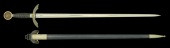 A German Second War Luftwaffe Officers Sword.
An excellent condition long length Luftwaffe officers sword, the...