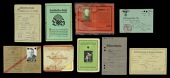 German Third Reich and Post-War Paperwork
Comprising a linen driving license to a Christine Webber, photograph to...