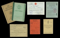 German Second War Third Reich Paperwork.
Double card War Invalids Organisation payment card, many contribution...
